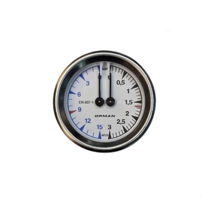 مانومتر فشار بخار و پمپ بیزرا