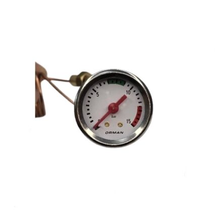 مانومتر فشار پمپ ۰تا ۱۵بار گاجا، گاگیا قطر ۴۱ اورجینال