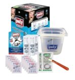 کیت تمیز کننده شامل پودر بکواش/پولی گرایند/مسواک مخصوص/ نازل بخارمیلک لیکوید و جعبه پلاستیکی اورجینال